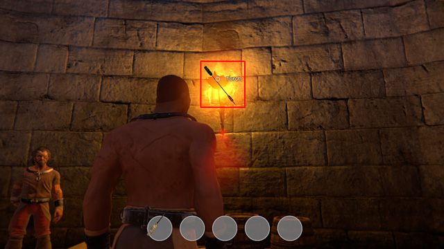 Spróbuj zapalić ją od świeczki przy stole - niestety, ta zgaśnie - Wydostań się z wieży | Rozdział drugi - Przebudzenia - Arkadia - Dreamfall: Chapters - Księga 1 - poradnik do gry