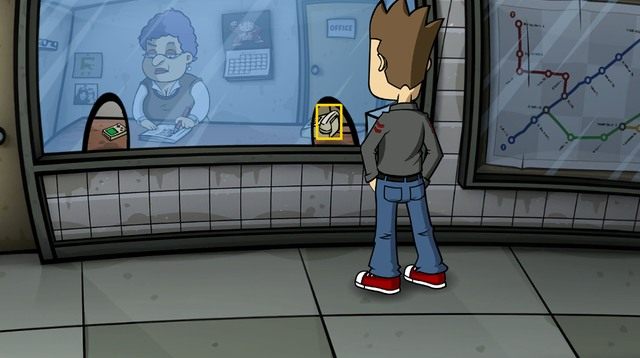 Zardzewiałą żyletką od włóczęgi odetnij zaschnięty kawałek kleju, blokujący otwór w wygrzebanej ze śmieci na podwórku tubce - Kup bilet miejski - Dzień 1 - poniedziałek - Pudełko pełne śmieci i zbyt dużo wolnego czasu - Randals Monday - poradnik do gry