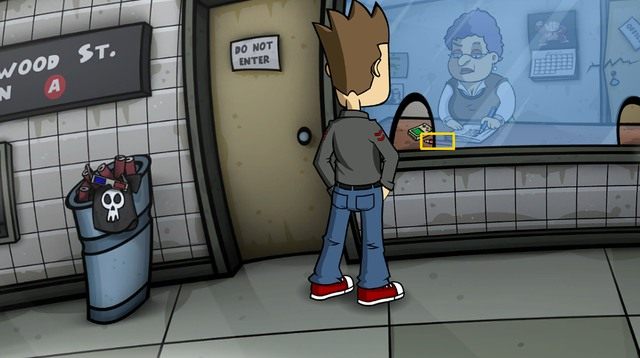 Opuść sklep (kursor kierunkowy w prawym dolnym rogu ekranu) i skieruj się w lewo - Otwórz zamek od gabloty z katalogiem - Dzień 2 - poniedziałek - Przepraszam, czyżbym wpadł w pułapkę czasu? - Randals Monday - poradnik do gry