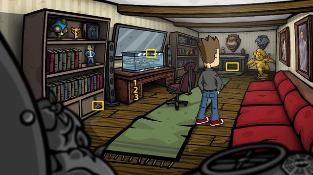 By się do niego dostać, wykonaj następujące czynności - Ukradnij model Mortimera - Dzień 3 - poniedziałek - Loch Mortimera - Randals Monday - poradnik do gry