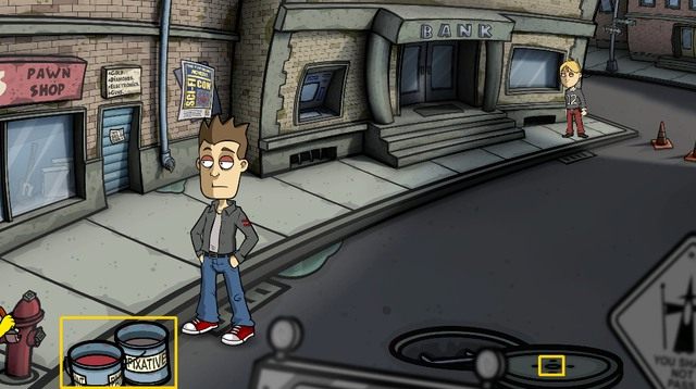 By odzyskać figurkę, musisz wywabić koalę z kanału - Zdobądź figurkę Kapitana Reda - Dzień 3 - poniedziałek - Loch Mortimera - Randals Monday - poradnik do gry