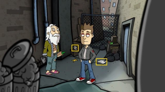 Ocknąwszy się w zaułku po krótkiej rozmowie z włóczęgą, rzuć okiem na leżącą na ziemi dzisiejszą gazetę - Zdobądź magnes i miecz świetlny - Dzień 4 - poniedziałek - Oficer Hicks, proszę dać mi ten pierścień! - Randals Monday - poradnik do gry