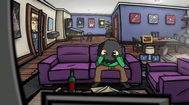 Jedź do apartamentu Matta i wykorzystaj udoskonalony rozsuwany miecz świetlny do przyciągnięcia magnesu ze stołu - Zdobądź magnes i miecz świetlny - Dzień 4 - poniedziałek - Oficer Hicks, proszę dać mi ten pierścień! - Randals Monday - poradnik do gry