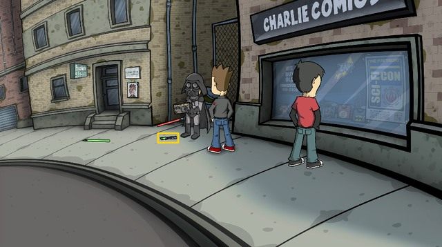 Podnieś zatem z chodnika rękojeść miecza, w której w ekwipunku zainstaluj laser i pręt plutonu (w tej kolejności) - Napraw radio - Dzień 4 - poniedziałek - Oficer Hicks, proszę dać mi ten pierścień! - Randals Monday - poradnik do gry