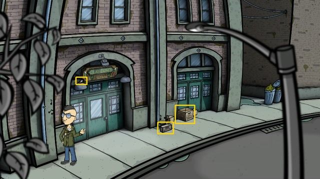 By go jeszcze bardziej zmylić, schowaj się w pudle przy drugich drzwiach baru - Zdobądź gumę do żucia - Dzień 4 - poniedziałek - Oficer Hicks, proszę dać mi ten pierścień! - Randals Monday - poradnik do gry