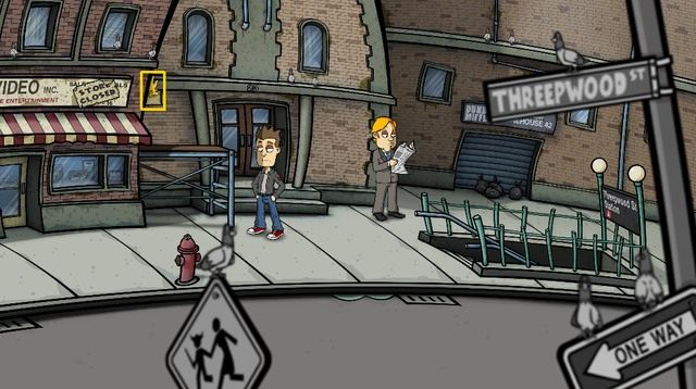 Przenieś się więc pod dom bohatera, gdzie - jak pamiętasz - przykleił on wczoraj gumą Boba do ściany - Zorientuj się, co z Mattem - Dzień 5 - poniedziałek - Dopóki siła magnum nas nie rozłączy - Randals Monday - poradnik do gry