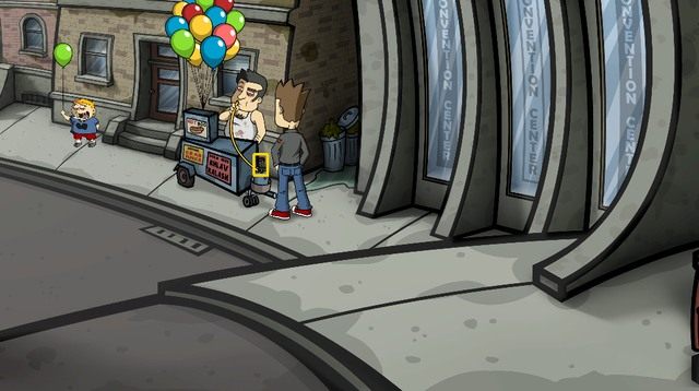 Zagadnij w tej sprawie sprzedawcę, a kiedy ponownie wsadzi sobie rurkę w usta, odkręć jeszcze bardziej zawór przy butli z helem, co poskutkuje omdleniem delikwenta - Zorganizuj akcesoria imprezowe - Dzień 5 - poniedziałek - Dopóki siła magnum nas nie rozłączy - Randals Monday - poradnik do gry