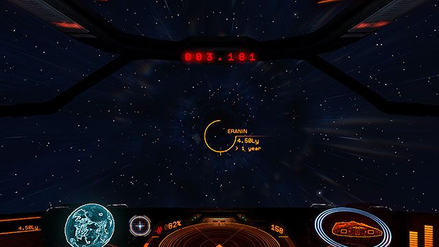 Kiedy odliczanie dobiegnie końca, statek znajdzie się w hiperprzestrzeni - Frame Shift Drive | Podróżowanie w Elite Dangerous - Elite: Dangerous - poradnik do gry