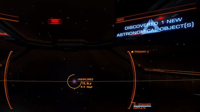 Po wybraniu nieznanego układu musimy do niego skoczyć - Profesje | Zarabianie pierwszych pieniędzy w Elite Dangerous - Elite: Dangerous - poradnik do gry