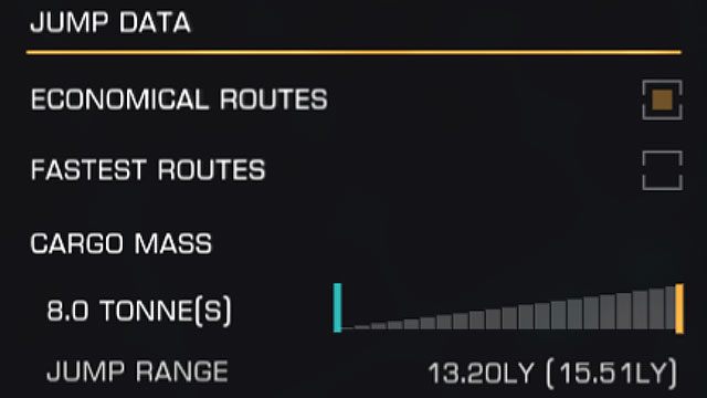 Wróćmy do głównego okna mapy galaktyki i przejdźmy do zakładki nawigacja - Mapa Galaktyki | Uzbrojenie i walka w Elite Dangerous - Elite: Dangerous - poradnik do gry