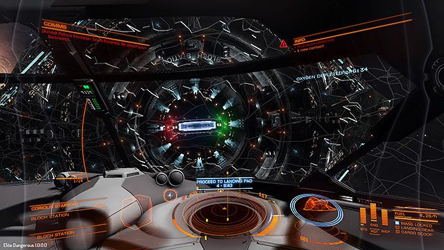 W zależności od klasy zamontowanego modułu, system podtrzymywania życia daje nam 7, 15 lub 25 minut powietrza w skafandrze - Klasyfikacja uzbrojenia | Uzbrojenie i walka w Elite Dangerous - Elite: Dangerous - poradnik do gry