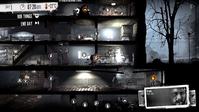 Kooperacja pełną parą - nikt nie stoi bezczynnie. - Istota rozgrywki | Podstawy rozgrywki w This War of Mine - This War of Mine - poradnik do gry
