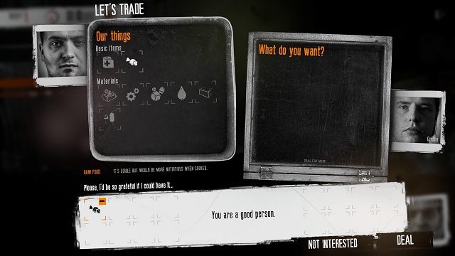 Rozdaję ubogim, chociaż sam nie mam zbyt wiele. - Wybory moralne | Decyzje i wybory w This War of Mine - This War of Mine - poradnik do gry