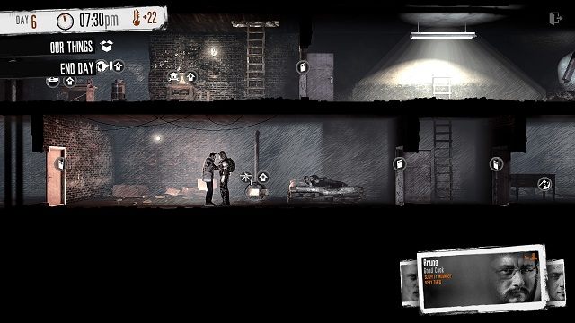 Nie martw się, wyrżnąłeś tylko cały kościół. - Negatywne stany fizyczne i psychiczne | Nocne wyprawy w This War of Mine - This War of Mine - poradnik do gry