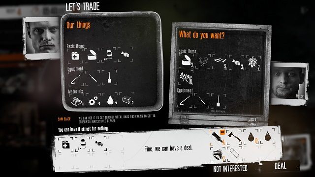 Pokaż co tam masz. - Handel barterowy | Decyzje i wybory w This War of Mine - This War of Mine - poradnik do gry