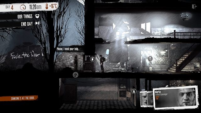 Każdy tylko chce naszej pomocy. - Bezpośrednie interakcje | Decyzje i wybory w This War of Mine - This War of Mine - poradnik do gry