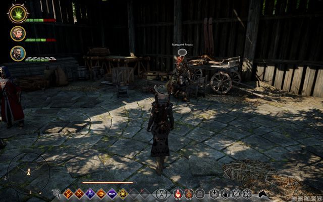 Marszałek Proulx w forcie - Dragon Age Inquisition: Zajęcie wzgórza zwycięstwa (Calming Victory Rise) - Dragon Age: Inkwizycja - poradnik do gry