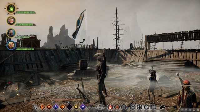 Róg widoczny na podwyższeniu - Dragon Age Inquisition: Zajęcie wzgórza zwycięstwa (Calming Victory Rise) - Dragon Age: Inkwizycja - poradnik do gry