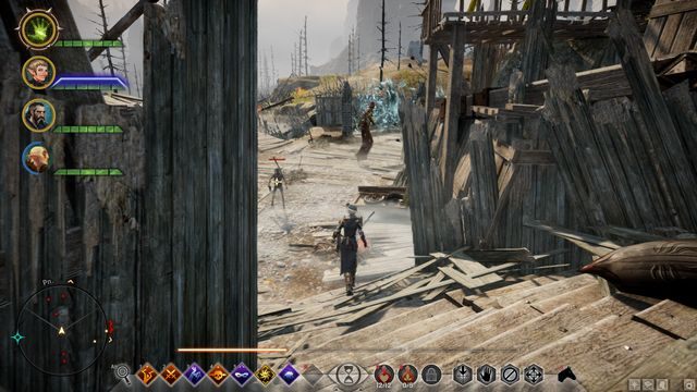 Bariera chroniąca dostępu do dołu - Dragon Age Inquisition: Ulga dla zachodnich umocnień - Dragon Age: Inkwizycja - poradnik do gry