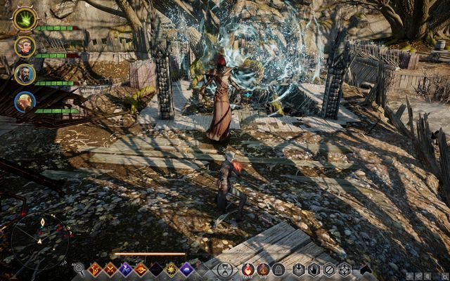 Jeden z dołów przed twierdzą - Dragon Age Inquisition: Za imperium (For the Empire) - Dragon Age: Inkwizycja - poradnik do gry