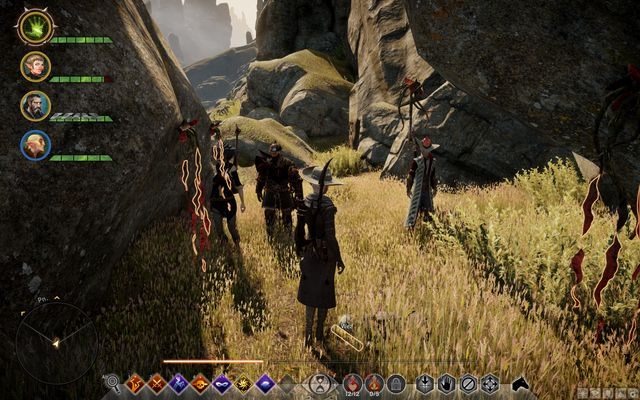 Mapa między skałami - Dragon Age Inquisition: Szkic rzeki Enavuris (Sketch of Enavuris River) - Dragon Age: Inkwizycja - poradnik do gry