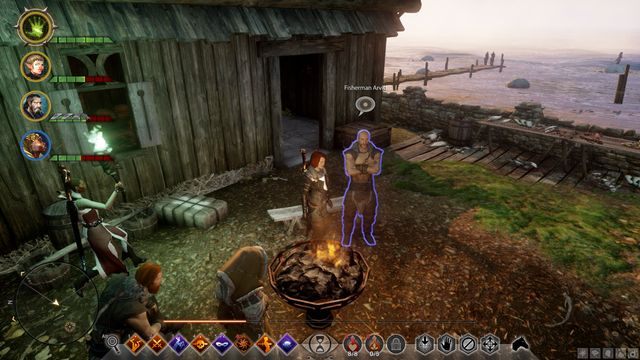 Arvid w swojej chatce na wybrzeżu - Dragon Age Inquisition: Echa przeszłości (What Yet Lingers) - Dragon Age: Inkwizycja - poradnik do gry