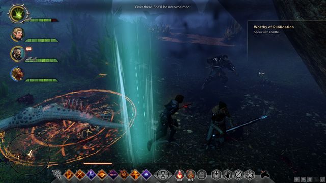 Colette na mokradłach - Dragon Age Inquisition: Materiał na publikację (Worthy of Publication) - Dragon Age: Inkwizycja - poradnik do gry