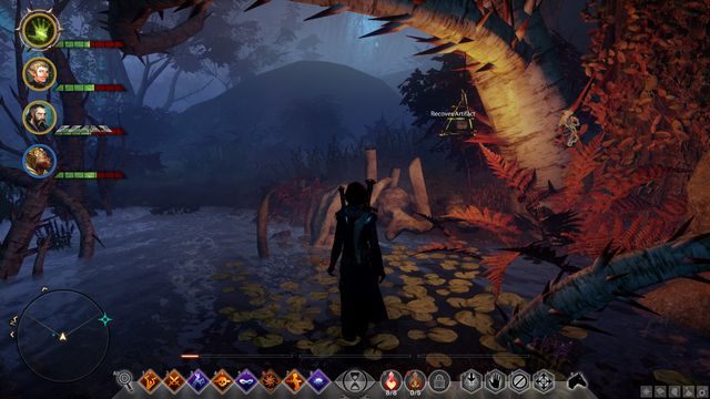 Jeden z artefaktów zawieszony na drzewie - Dragon Age Inquisition: Dostrzec niewidoczne (It Remains to be Seen) - Dragon Age: Inkwizycja - poradnik do gry