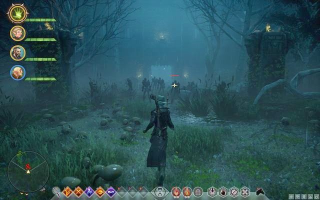 Nieumarli przed wejściem do zamku - Dragon Age Inquisition: Zagubione dusze (Lost Souls) - Dragon Age: Inkwizycja - poradnik do gry