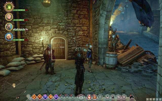 Drzwi, za którymi uwięziono żołnierzy - Dragon Age Inquisition: Zagubione dusze (Lost Souls) - Dragon Age: Inkwizycja - poradnik do gry