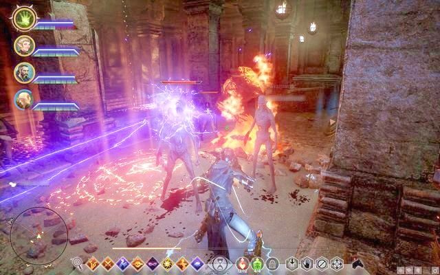 W kolejnych pomieszczeniach spotkasz wielu wrogów - Dragon Age Inquisition: Okiełznany ogień (The Fire Captured) - Dragon Age: Inkwizycja - poradnik do gry