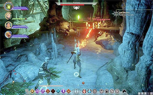 Zabijaj potwory i schodź na niższe poziomy jaskiń - Dragon Age Inquisition: Spokojne wody (Still Waters) - Dragon Age: Inkwizycja - poradnik do gry