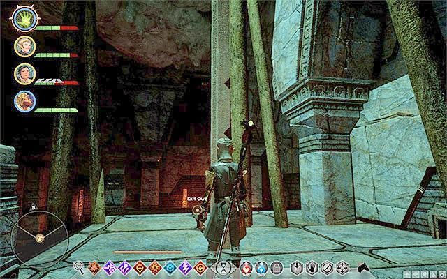 Drabiny prowadzą do alternatywnego wyjścia z jaskiń - Dragon Age Inquisition: Spokojne wody (Still Waters) - Dragon Age: Inkwizycja - poradnik do gry