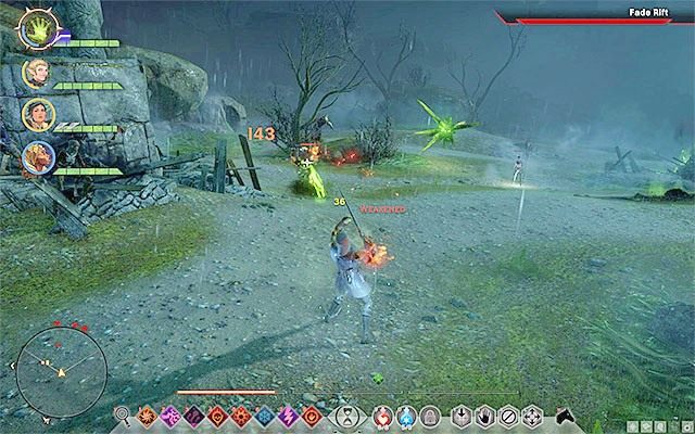 Do szczeliny możesz dotrzeć dopiero po obniżeniu poziomu wody w jeziorze - Dragon Age Inquisition: Szczelina w Caer Bronach (Rift at Caer Bronach) - Dragon Age: Inkwizycja - poradnik do gry