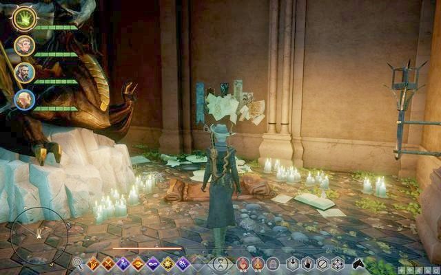 Kartki na ścianie w pawilonie - Dragon Age Inquisition: Obietnica kochanki (A Lovers Promise) - Dragon Age: Inkwizycja - poradnik do gry