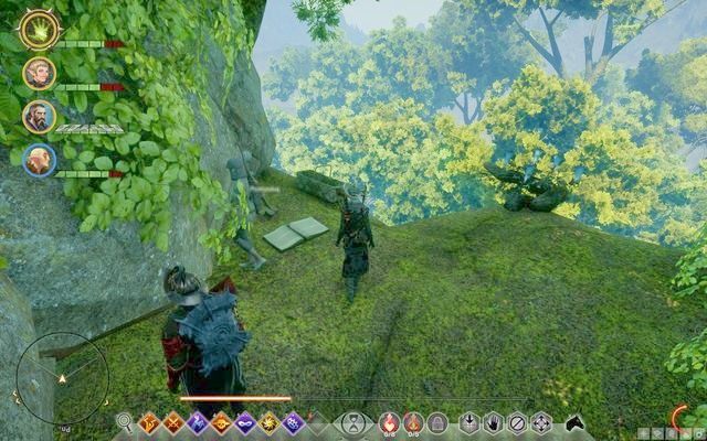 Miejsce skoku - skarpa nad rzeką - Dragon Age Inquisition: Matczyna zachęta (Motherly Encouragement) - Dragon Age: Inkwizycja - poradnik do gry