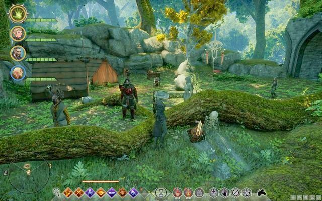 Mapa przy obozie - Dragon Age Inquisition: Mapa Bastionu Elgarnana (Map of Elgarnans Bastion) - Dragon Age: Inkwizycja - poradnik do gry