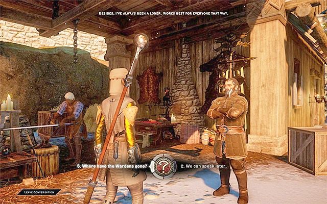 Zapytaj się Blackwalla o innych Szarych Strażników - Dragon Age Inquisition: Szare wspomnienia (Memories of the Grey) - Dragon Age: Inkwizycja - poradnik do gry