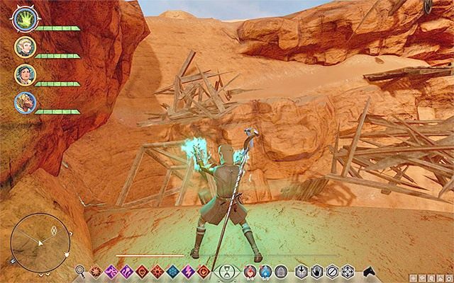 Pierwszy odłamek (M19,3a) jest jednym z trudniejszych do zlokalizowania - Dragon Age Inquisition: Odłamki w podejściu (Shards in the Approach) - Dragon Age: Inkwizycja - poradnik do gry