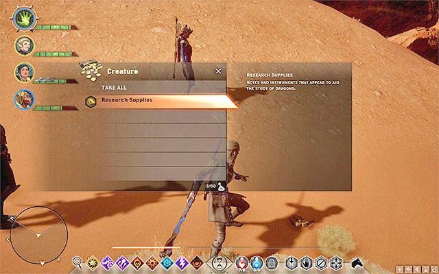 Badaj zwłoki bandytów, a odnajdziesz materiały badawcze - Dragon Age Inquisition: Drakologia (Draconology) - Dragon Age: Inkwizycja - poradnik do gry