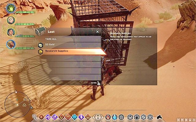 Zajrzyj do worka przy zniszczonym wozie - Dragon Age Inquisition: Drakologia (Draconology) - Dragon Age: Inkwizycja - poradnik do gry