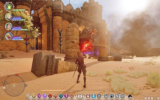 Główne wejście jest bronione przez kultystów - Dragon Age Inquisition: Twierdza Gryfiego Skrzydła - Dragon Age: Inkwizycja - poradnik do gry