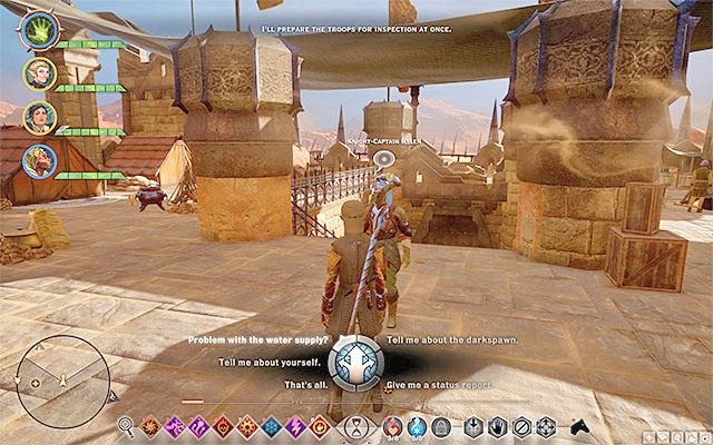 Porusz temat dostaw wody - Dragon Age Inquisition: Ta woda dziwnie smakuje (This Water Tastes Funny) - Dragon Age: Inkwizycja - poradnik do gry