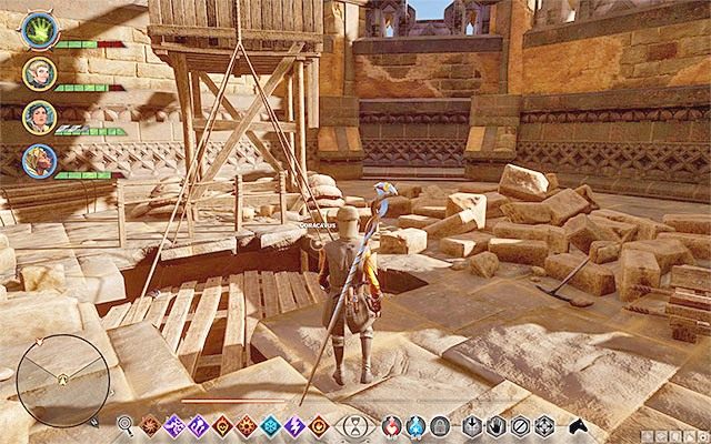 Wejście do ruin Coracavus - Dragon Age Inquisition: Kłopoty z pomiotami (The Trouble with Darkspawn) - Dragon Age: Inkwizycja - poradnik do gry