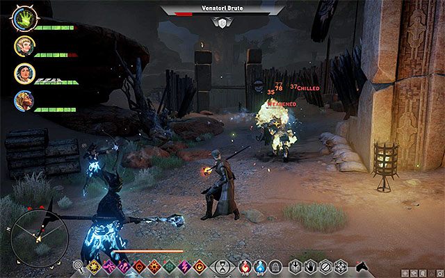 Pozbądź się kultystów przebywających w pierwszej części obozowiska - Dragon Age Inquisition: Piach i ruina (Sand and Ruin) - Dragon Age: Inkwizycja - poradnik do gry