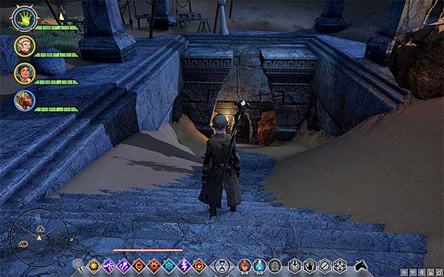 Zejdź po schodach do grobowca - Dragon Age Inquisition: Grobowiec Fairela (The Tomb of Fairel) - Dragon Age: Inkwizycja - poradnik do gry