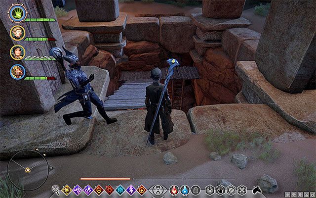 Odszukaj dziurę w ziemi i zacznij korzystać z drabinek - Dragon Age Inquisition: Grobowiec Fairela (The Tomb of Fairel) - Dragon Age: Inkwizycja - poradnik do gry
