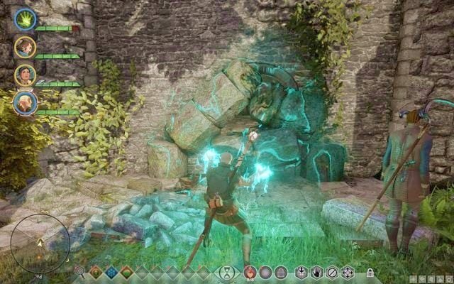 Wejście do jaskini wymagające odrobiny magii do odblokowania - Dragon Age Inquisition: Mierzenie zasłony (Measuring the Veil) - Dragon Age: Inkwizycja - poradnik do gry