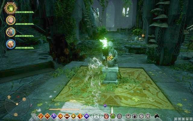 Pierwsza kapliczka - aktywuj ją z zaświatłem w ręku - Dragon Age Inquisition: Plotki o ostrzu Sulevina / Zniszczone ostrze - Dragon Age: Inkwizycja - poradnik do gry