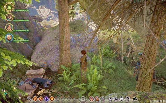 Miejsce znalezienia mapy - Dragon Age Inquisition: Szkic przyczółku Kalenhada - Dragon Age: Inkwizycja - poradnik do gry